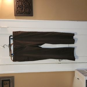 TALBOTS ARMY GREEN SIGNATURE FLARE PANTS SIZE 16 EXCELLENT USED CONDITION